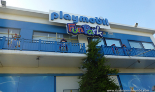 Fachada del Playmobil FunPark en Atenas