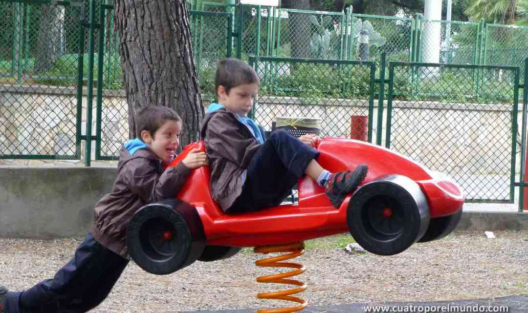 Jugando en el parque