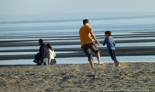 Partidillo en la playa