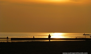 Atardecer en Grado