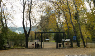 Puerta de entrada al sitio arqueológico de Olympia