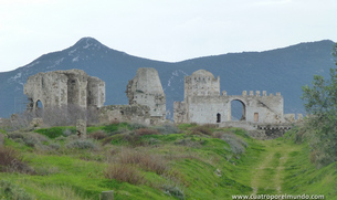 Vista del fondo del fuerte