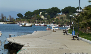 Vista del paseo maritimo desde nuestro aparcamiento