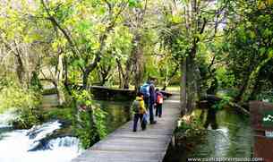 Empezamos el paseo por el parque