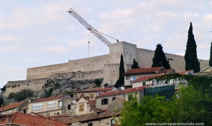 Fuerte de San Miguel en obras