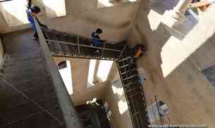 Bajando del campanille